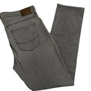 PAIGE Men's Federal Straight Leg 5 Pocket Jeans in Chrome (Grey) - 38W